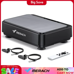 MERACH Vibration Plate Exercise Machine – Fat Burning, Weight Loss & Pain Relief