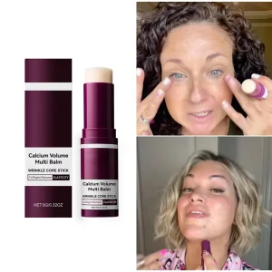 Calcium Volume Multi Balm Stick – Face & Eye Cream, Deep Moisturizing, Anti-Wrinkle, Pre-Makeup Skincare