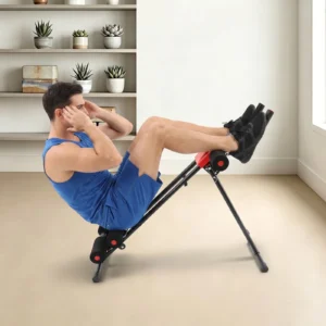 Ab Trainer Machine with LCD Display for Home Gym Fitness